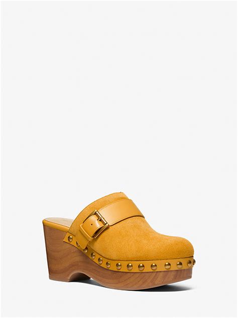 Rye Studded Suede Platform Clog 